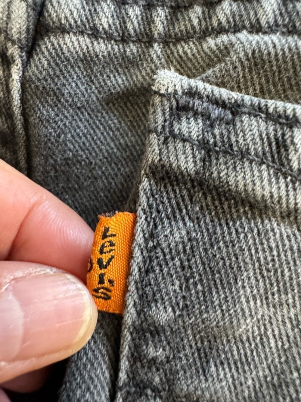 Levi's Vintage Orange Tab Women's Charcoal Straight-Leg Jeans 30